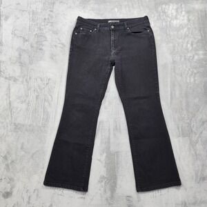 Levi's Jeans Womens 14 Black Mid Rise 515 Bootcut Slim Stretch Denim Western